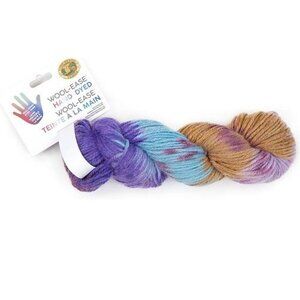 Lion Brand Wool-Ease Hand Dyed Peanut Butter Jelly